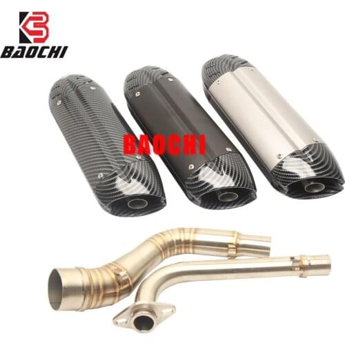 Motorcycle Exhaust Pipe 370MM Muffler Escape Silencer DB Killer for Yamaha Nmax 125 155 NMAX155 Exhaust System 2015 2016 2017
