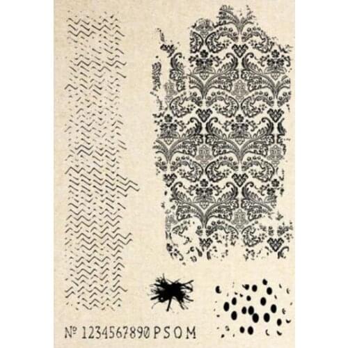 Background Transparent Clear Silicone Stamp/Seal for DIY scrapbooking/photo album Decorative clear stamp M1348