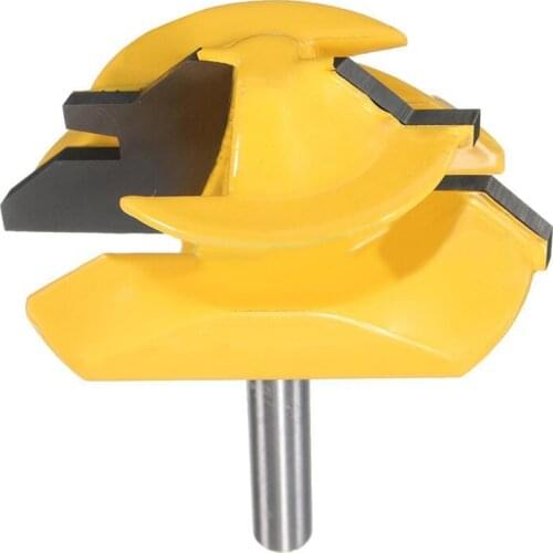 1pc High Quality Carbon Steel 45 Degree 1/4" Shank Tenon Medium Lock Miter Router Bit For Wood Cutter Tool