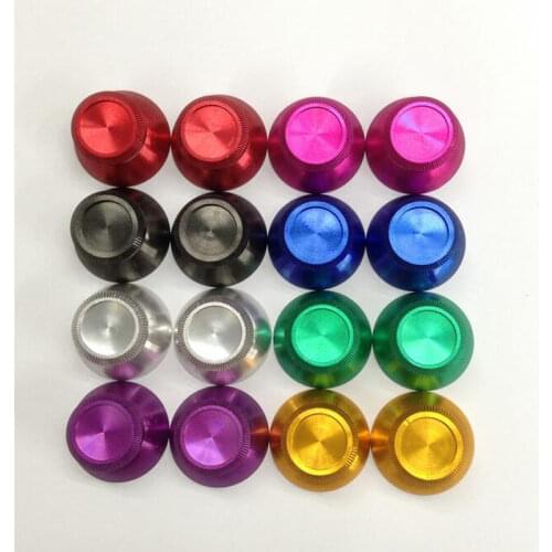 Aluminum Metal 3D Analog Joystick thumb Stick grips Caps Replacement Repair for playstation 4 PS4 XBOX ONE Gamepad Controller