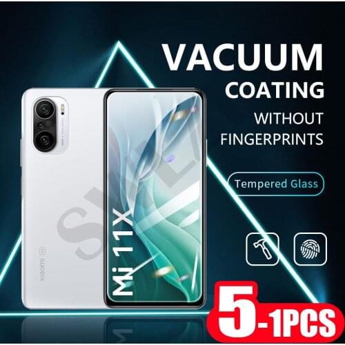 5-1pcs 9H protective film for xiaomi note 10 lite pro on the tempered glass smartphone phone screen protector