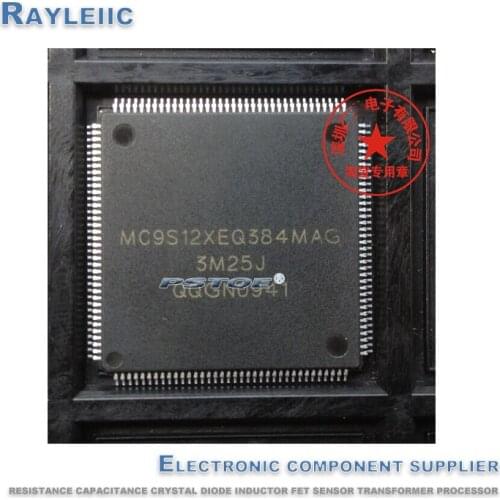 5PCS!!! NEW Original MC9S12XEQ384MAG 3M25J MC9S12XEQ384 BMW footstep module computer vulnerable CPU In Stock