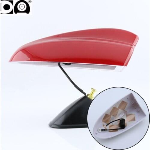 Super shark fin antenna special car radio aerials Piano paint Stronger signal for SsangYong Rexton