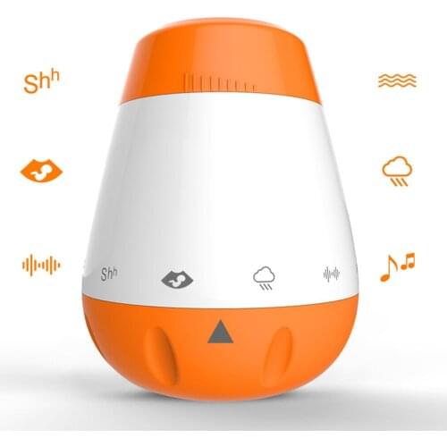 White Noise Machine For Baby Music Portable Smart Therapy Rechargeable Voice Sensor Infants Sleep Soother Babies Audio Monitor