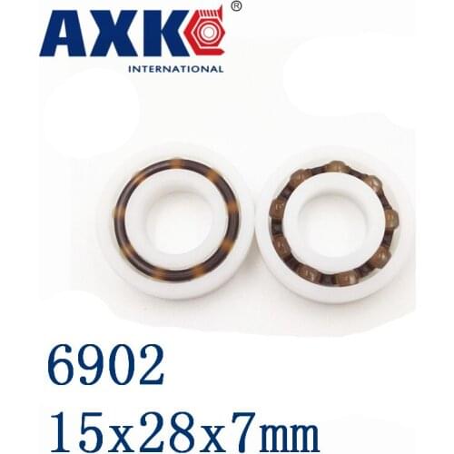 Axk 6902 Pom (10pcs) Plastic Ball Bearings 15x28x7mm Glass Balls 15mm/28mm/7mm 61902pom
