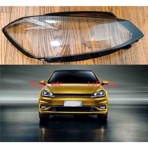 For Volkswagen VW Golf 7.5 2018 2019 Car Headlight cover Headlamp Lens Auto Shell Cover