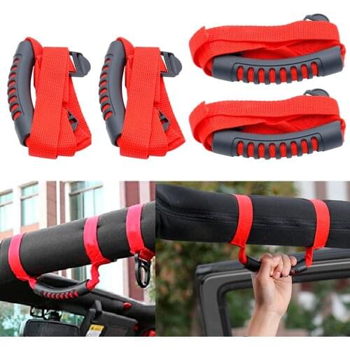 New Arrival Red Black Roll Bar Fire Extinguisher Holder Car Styling For Jeep Wrangler TJ YJ JK CJ Accessories