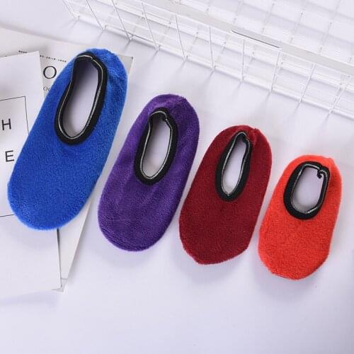 Baby Floor Socks Foot Warm Velvet Early Education Center Antiskid Warm Yoga Socks Kids Winter Warm Sock