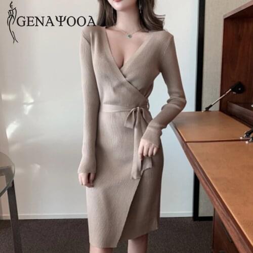 Модные платья-футляры Genayooa China At AliExpress
