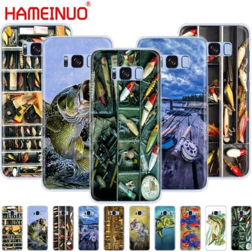 HAMEINUO Fishing gear fish fishman Lake Tackle Box cell phone case cover for Samsung Galaxy S9 S7 edge PLUS S8 S6 S5 S4 S3 MINI
