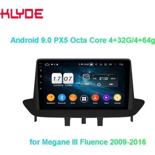 KD-1967 hot sell android 9 with carplay mirror link radio auto for Megane III Fluence 2009 2010 2011 2012 2013 2014 2015 2016