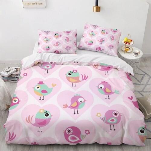 Classic 3D Bedding Set Duvet Cover Set Comforter Queen King Queen Double Single Size Cartoon Design Custom Bedclothes