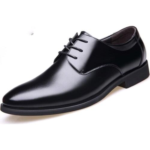 Men High Quality Leather Shoes 2021 Autumn Mens Patent Leather Shoes for Wedding Mens Office Outdoor Driving Leather Shoes 44