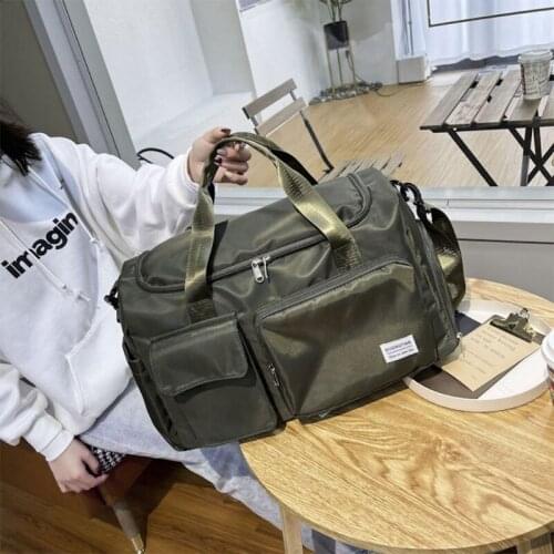 918E Womens Large Capacity Travel Bag Wet And Dry Separation Yoga Bag Sports Bags Multifunction Hand Travel Weekend Package