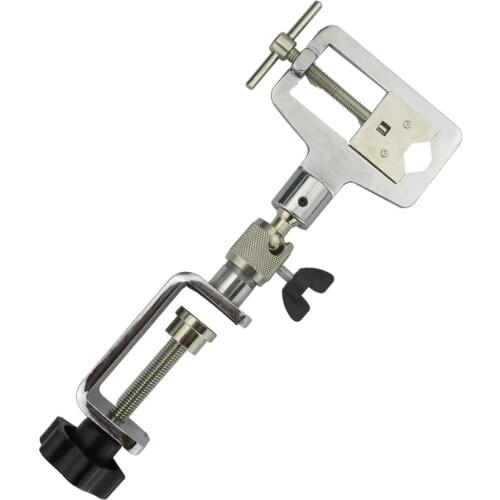 Original HUK 360 Degree Adjustable Metal Alloy Adjustable Locksmith Tools Softcover Type Practice Lock Vise Clamp