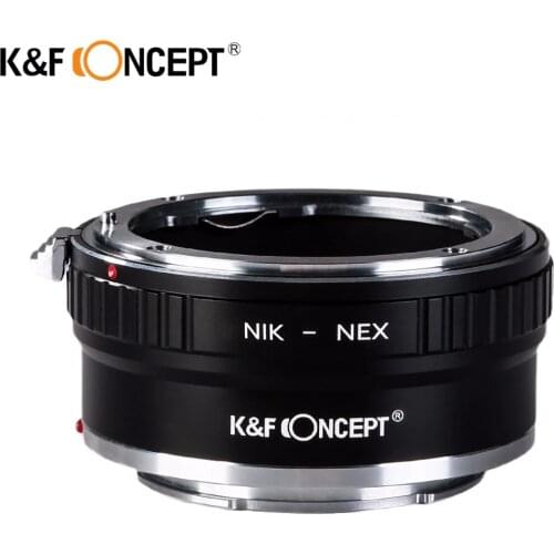 K&F CONCEPT For AI-NEX II Camera Lens Mount Adapter Ring For Nikon AI Lens to for Sony NEX Camera Body NEX3 NEX5 NEX5N NEX7