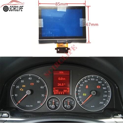 Car Dashboard Instrument Cluster VDO LCD Display Pixel Repair for VW Touran/Passat/Golf 5 MK5/Jetta/SEAT / EOS US Model