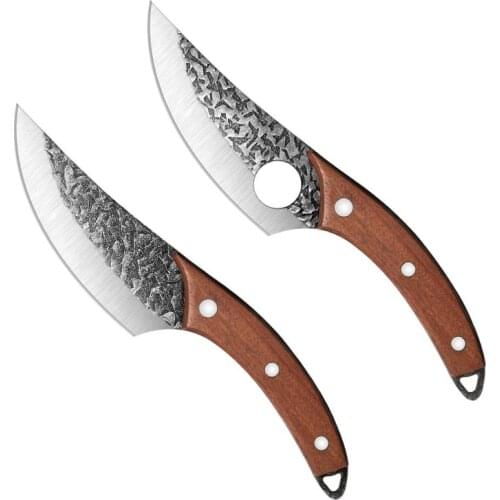 Hand Forging Kitchen Knife Sharp Boning Knife Cleaver Cooking Cutter Butcher Knife High Quality