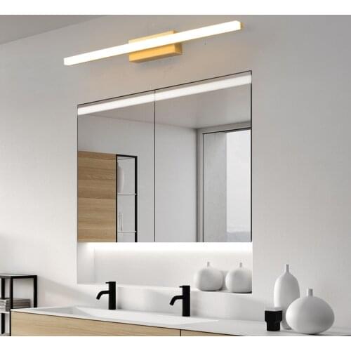 LED Mirror Light Dressing Table Makeup Light For Bathroom Washroom Dimmable Vanity Lights Modern Design 20W Waterproof Wall Lamp