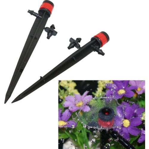 13cm All-round Scattering Yongquan 360 Degree Water Sprinklers 4/7mm Hose Interface Garden Agriculture Irrigation Sprayers 10pcs