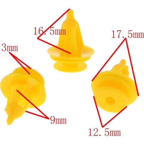 20 Pcs Car Door Trim Panel Clips Rivet Fastener Clip 6507686AA For Jeep Grand Cherokee Nylon Car Accessories