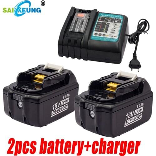 Suitable for Makita 18V9.0Ah Power Tool Battery, Compatible with BL1860 1850 1840 1830 1820 LXT-400 Cordless Power Tool Battery