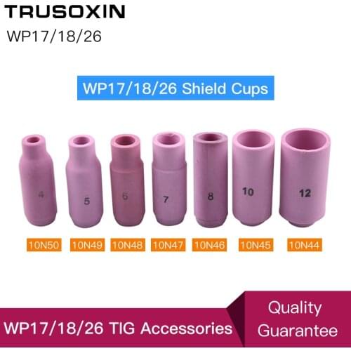 TIG Welding Machine Accessories/Consumables porcelain WP26 17 18 series Shield Cups Nozzles