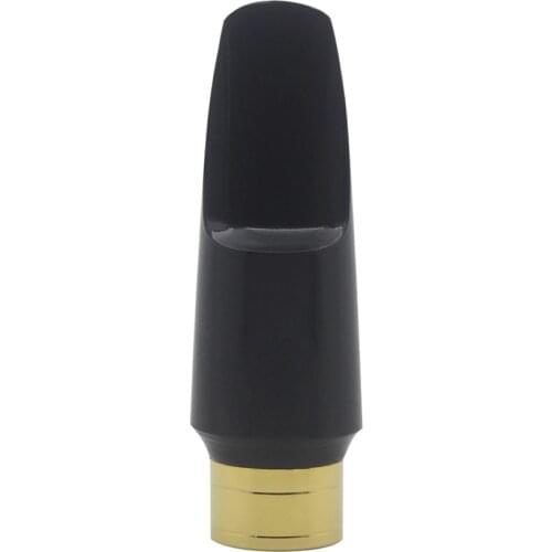 Alto Saxophone Sax Mouthpiece Black ABS Mouthpiece Professional Brass Musical Instrument Accessories Saxophone Replacement Parts