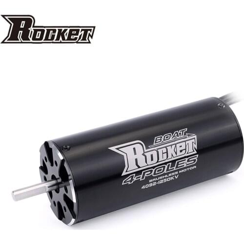 SURPASS HOBBY Rocket 4092 1520KV 1250KV 4P Brushless Motor for Traxxas M41 Catamaran Spartan 1000mm(or Above) RC Boat Car