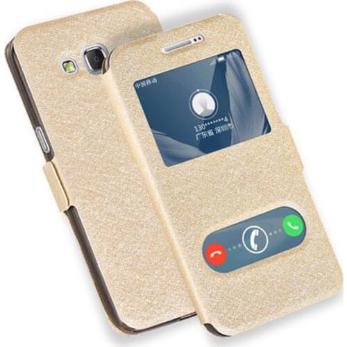 Open window for Samsung Galaxy Grand Prime G530 G530H G530W G5308W G531 G531H Flip Cover Case shell for Samsung grandprime case