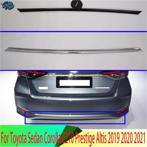 For Toyota Sedan Corolla E210 Prestige Altis 2019 2020 ABS Rear Bumper Skid Protector Guard Plate accessories