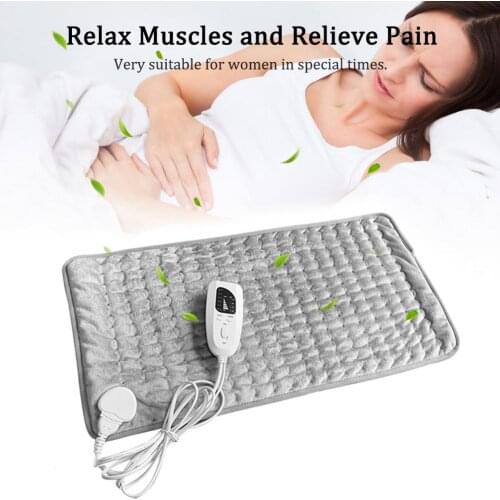 100V-240V Electric Heating Pad For Neck And Shoulder Back Pain Relief Warmer Heat Settings EU/UK/US/JP/AU Plug