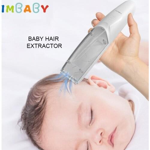 IMBABY Kid Electric Hair Trimmer Baby USB Waterproof Home-Use Automatic Gather Hair Clipper Child Adult Mute Sleep Haircut