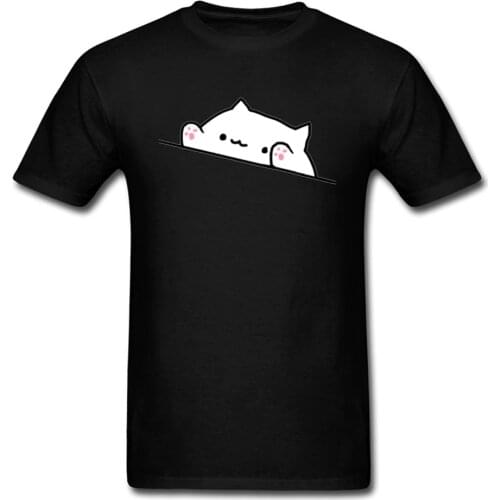 Bongo Cat Game Muisc Hip Hop T Shirts Drum Cat Electronic Keyboard Rock Men Tshirt Kawaii Graphic Funny Design New Teeshirt