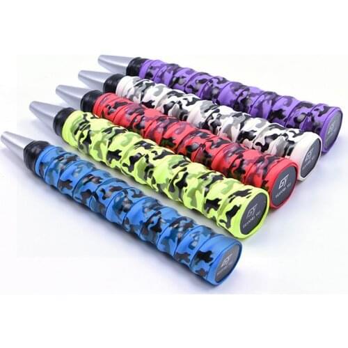 Hot Sale Sports Tennis Badminton Racquet Grip Anti-Skid Sweat Absorbent Tape Wrap Overgrip Fishing Wrapping Skidproof Sweat Band