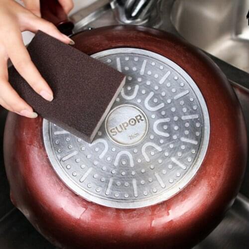 1PCS Sponge for Removing Rust Cleaning Cotton Kitchen Gadgets Accessories Descaling Clean Rub Pot Kitchen Tools