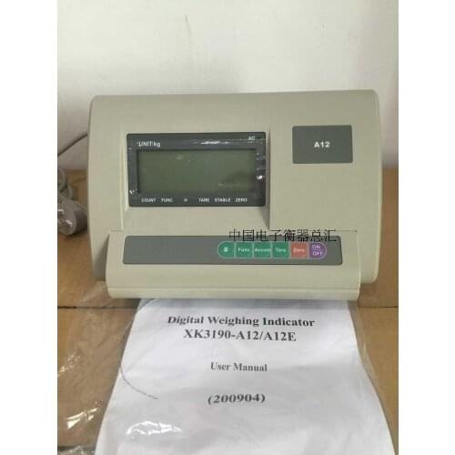 XK3190-A12 + Instrument English Version Weighing Display Electronic Scale Small Scale Export Meter Head