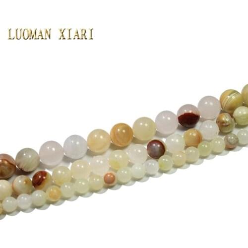 Fine AAA 100% Natural Jade from Afghanistan Round Stone Beads For Jewelry Making DIY Bracelet Necklace 6/8/10mm strand 15"