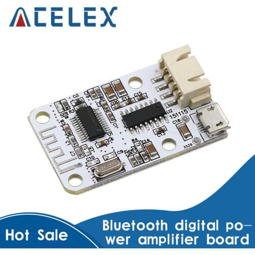 Mini Bluetooth audio digital power amplifier board USB power supply Bluetooth receiving digital power amplifier