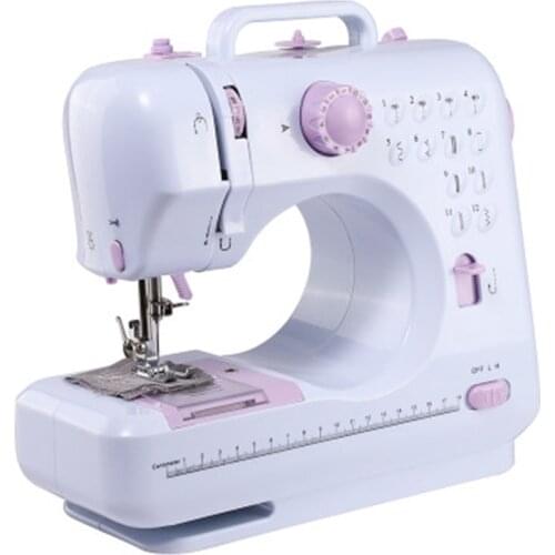 Sewing Machine 220V DIY 12 Stitches Multifunctional Electric Overlock Sewing Machine Household Tool