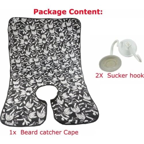 Men Apron Beard Shaving Apron Bib Trimmer Face Shaved Hair Apron for Men Waterproof Apron Bathroom Products Retro shave cloth