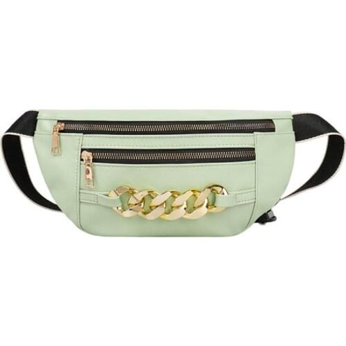 2021 New Casual Waist Bag Women Chest Bag Fashion Shoulder Bags Female Pu Belt Bags Female Fanny Pack