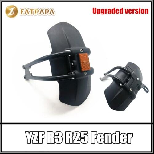 Upgraded version - Motorcycle License plate frame Night light Rear Fender FOR YAMAHA YZF R3 R25