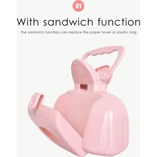 The Pet Walks The Dog To Pick Up The Toilet