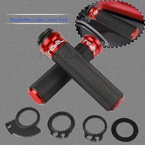 For Honda Rebel 500 300 250 CMX500 CMX300 CMX250 CMX250C 2017 2018 2019 2020 7/8" 22MM Motorcycle Handlebar Grips Cover End