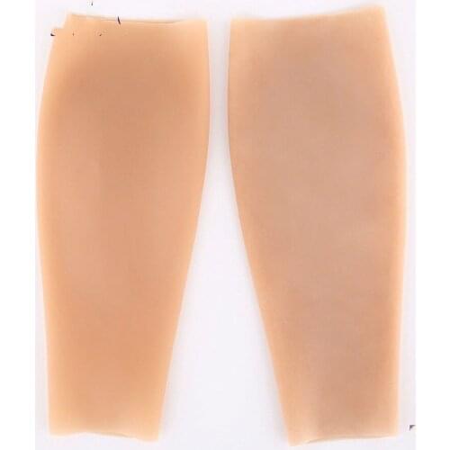 New Full Silicone Shins Padded Enhancer Body Shaper Cover The Scar 510g/pair Birthday Hallowen Gift Unisex