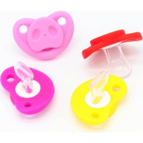 2020 Silicone Funny Nipple Pig Nose Pacifier Baby Soother Joke Prank Toddler Pacy Orthodontic Nipples Teether Baby Pacifier Care