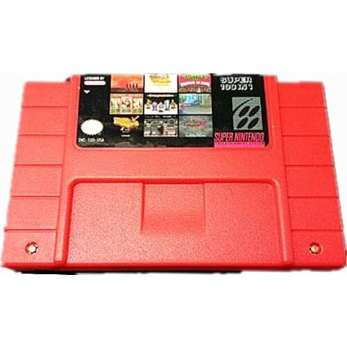 High Quality 16 Bit 100 in 1 NTSC Big Gray Game Card For USA Version Game Player