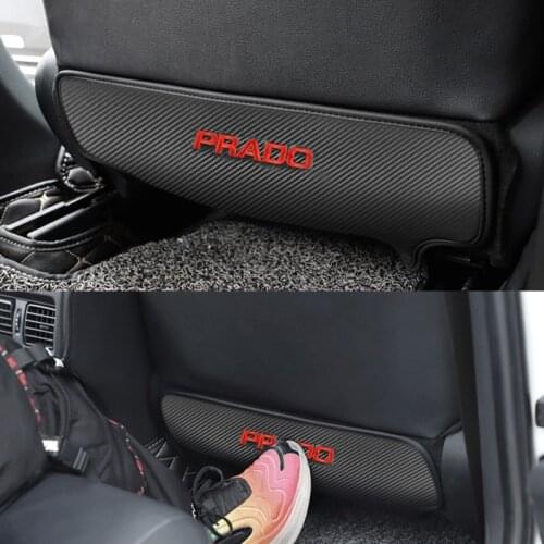 1pcs Car Seat Back Anti-Kick Cushion Pad Rear Seat Passenger Anti-Dirty Kick Pad for Toyota prado land cruiser Accessories