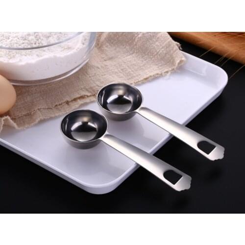 100pcs 20ml 304 Stainless Steel Thickened Milk Powder Measuring Spoons Coffee Bean Scoops Kitchen Baking Tools WB1386